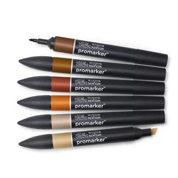 Set Marqueur Promarker assortiment 6 tons chair Set 2 - Image 2
