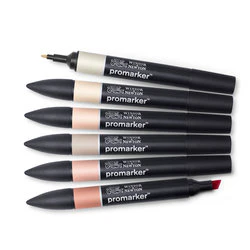 Set Marqueur Promarker assortiment 6 tons chair - Image 2