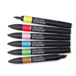 Marqueur Promarker assortiment 6 tons moyens - Image 2