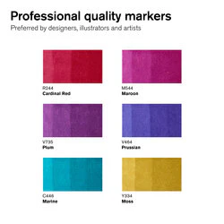 Marqueur Promarker assortiment 6 tons riches - Image 3