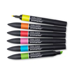Marqueur Promarker assortiment 6 tons vifs - Image 2