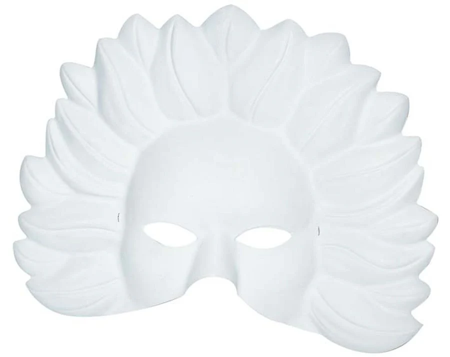 Masque flamme 16x19cm