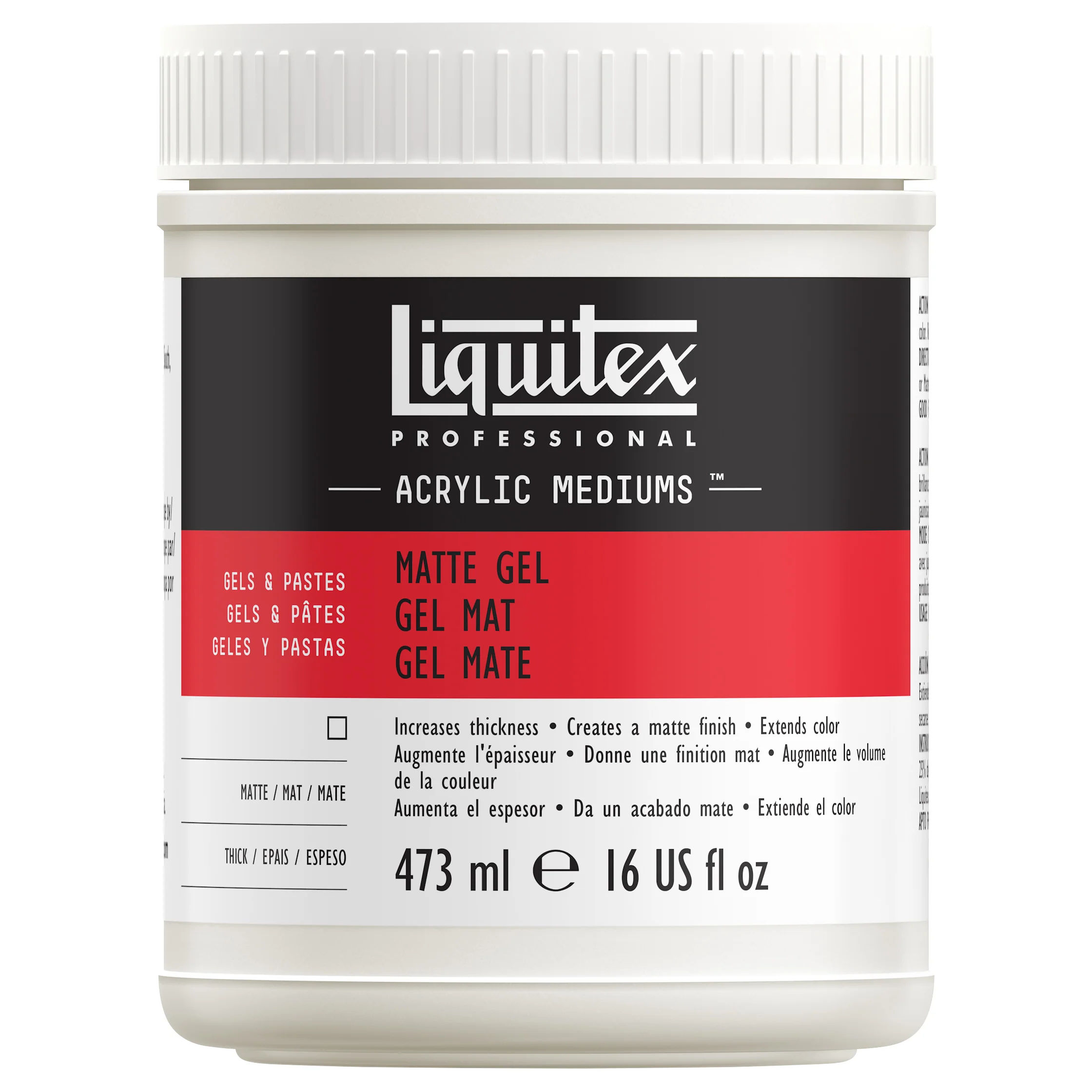 Médium gel mat - Liquitex - 237ml - Image 2