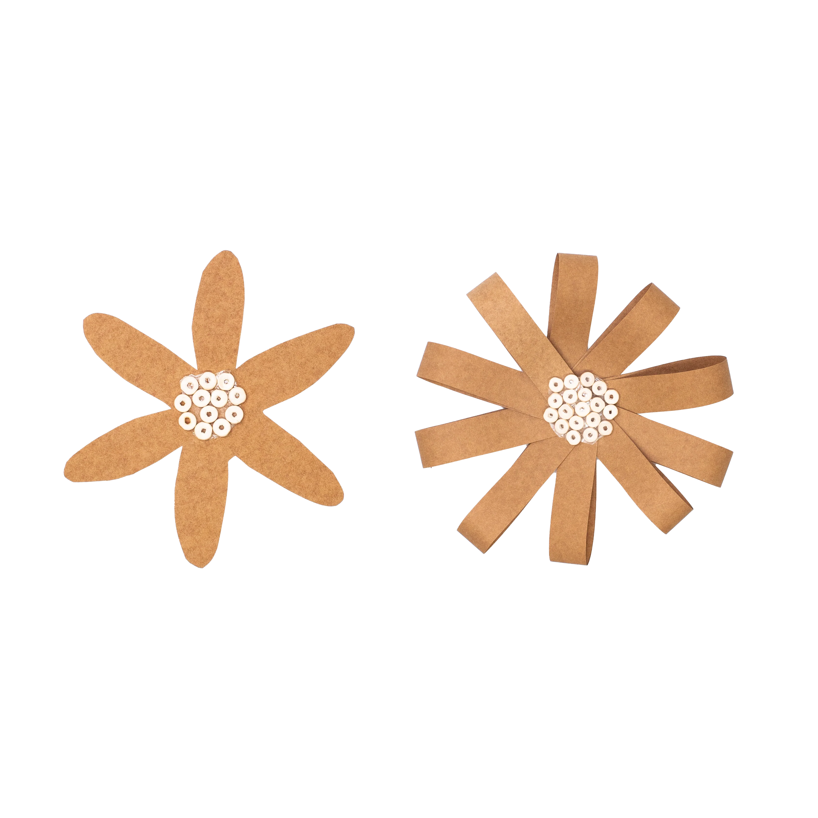 Pack de 1000 perles rondelles en bois naturel - Image 2