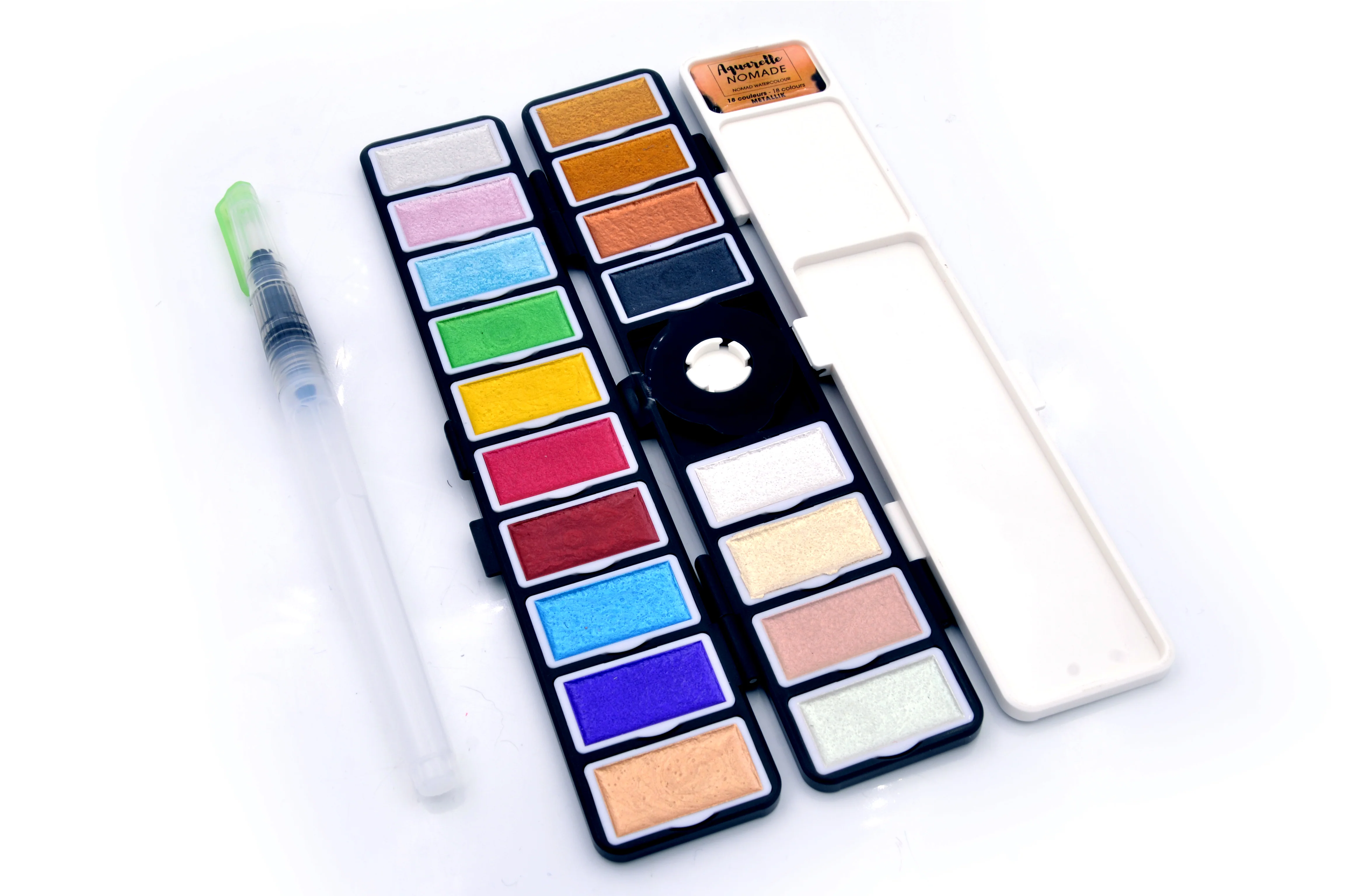 Palette 18 godets couleurs métalliques Art & Go - Image 2