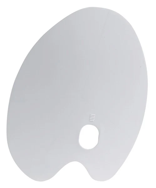 Palette ovale en plastique