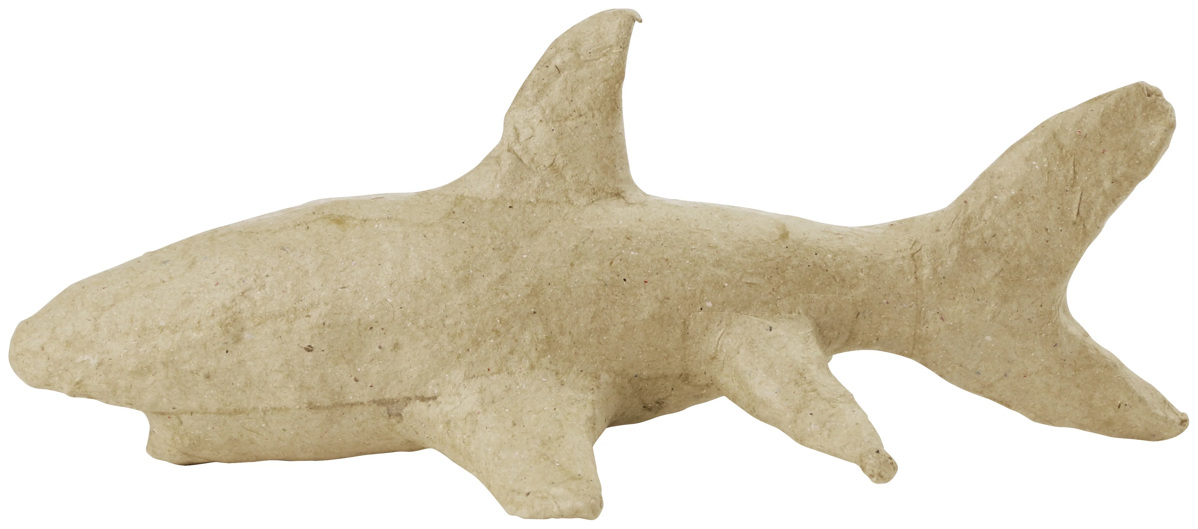 Papier maché déco Requin 17 x 8 x 7 cm