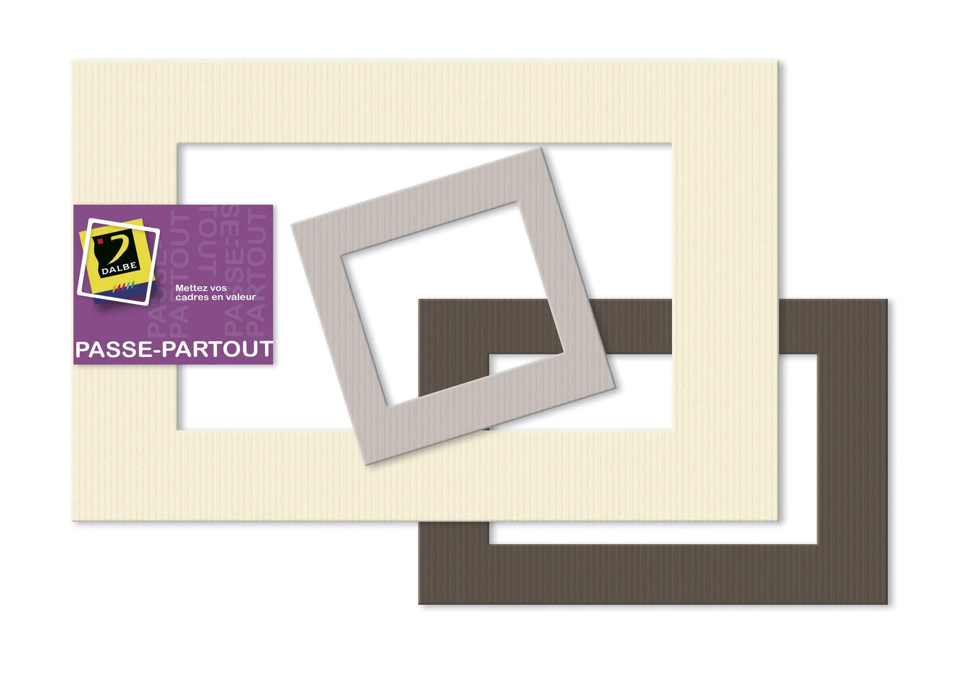 Passe-partout marron