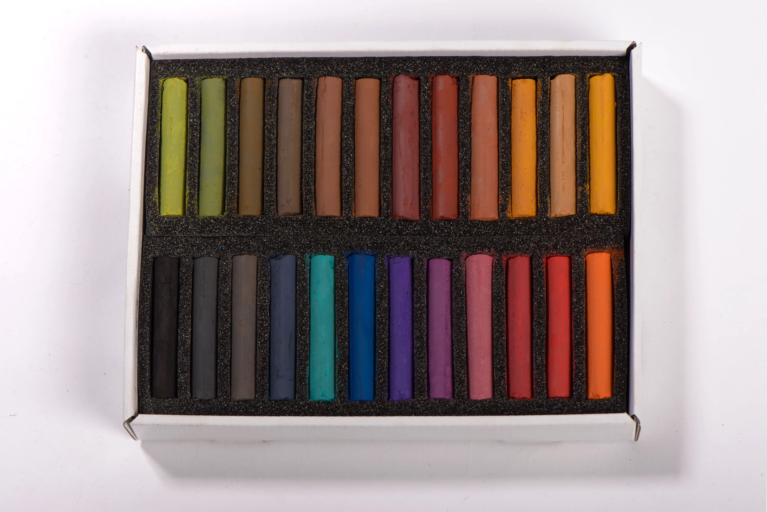Pastel Blockx - Etui de 24 pastels tons foncés assortis - Image 2