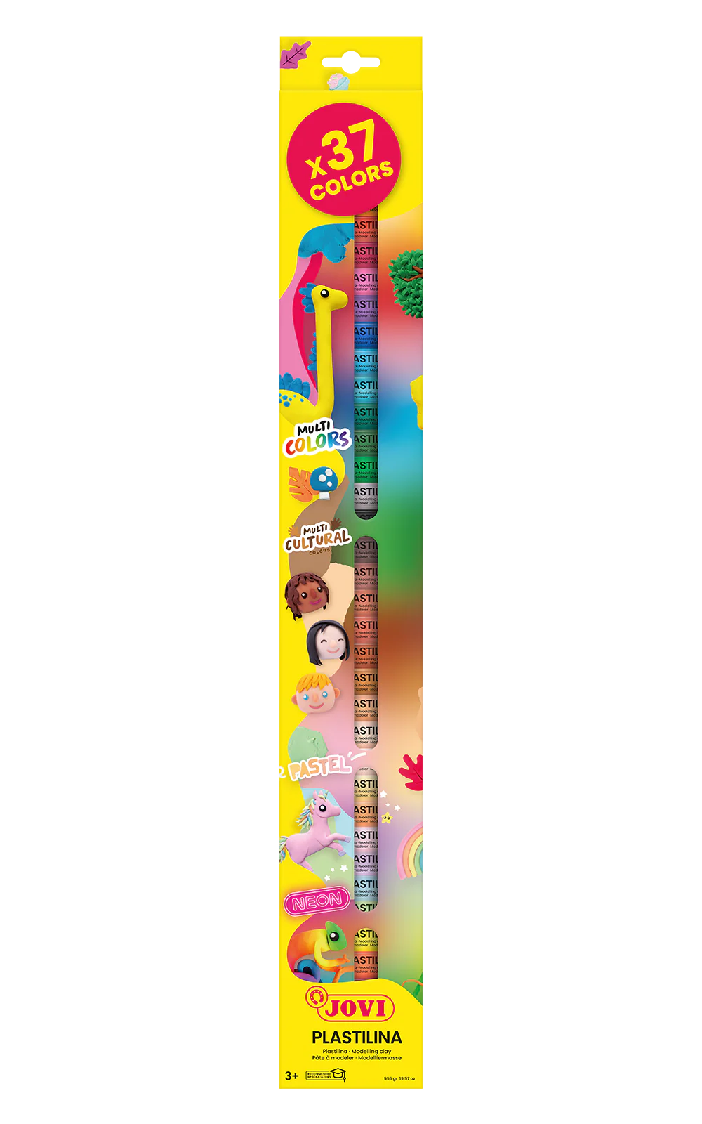 Pâte à modeler plastilina x37 15g