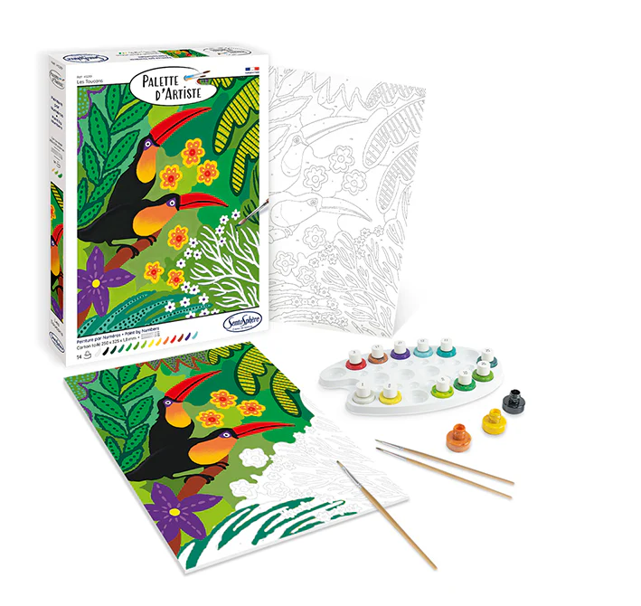Peinture par numéro : Toucans - Image 2