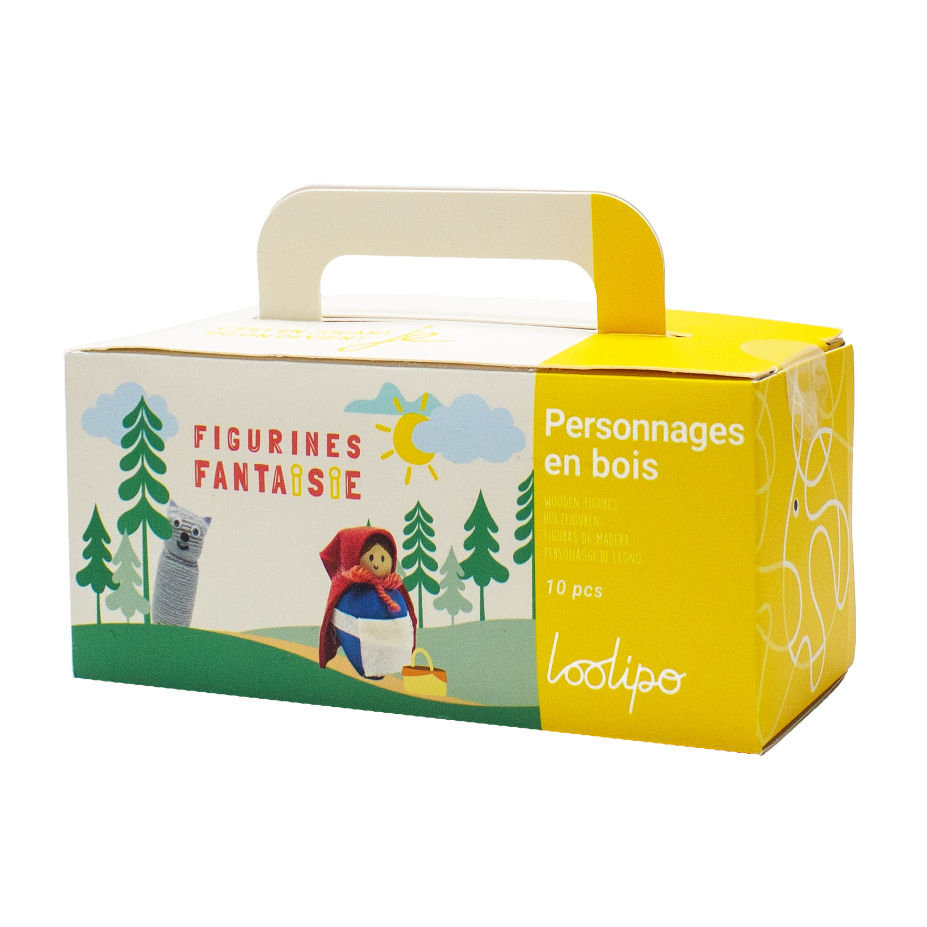 Personnages en bois fantaisie (x10) - Image 2