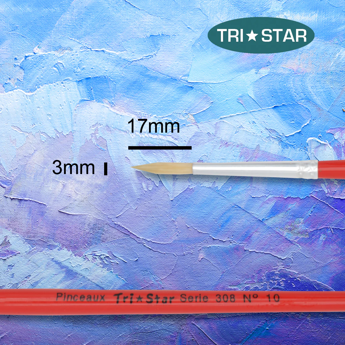 Pinceau scolaire Tri Star 308 Rond - 12 tailles - Image 7