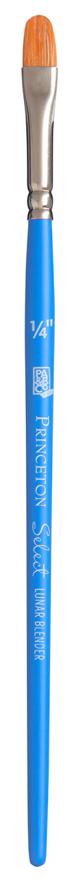 Pinceau Select 3750 mélange de poils naturels & synthétiques langue de chat lunar manche court - Image 4