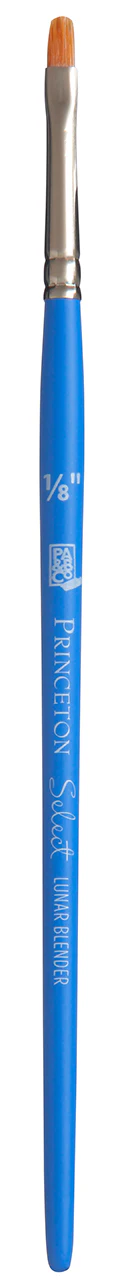 Pinceau Select 3750 mélange de poils naturels & synthétiques langue de chat lunar manche court - Image 5