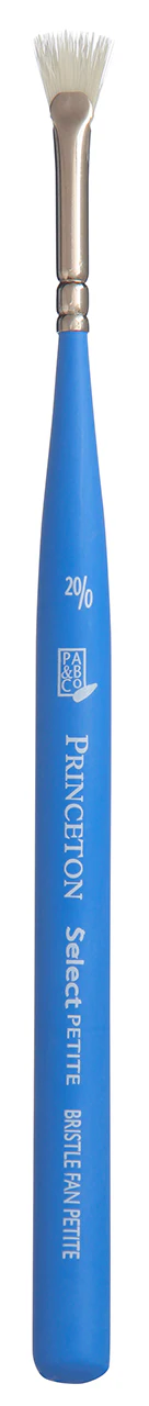 Pinceau Select 3750 poils de porc naturels éventail mini 20/0 de pouce