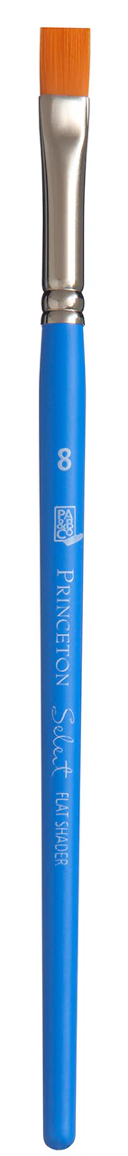Pinceau Select 3750 synthétique brosse à ombrer plate manche court - Image 6