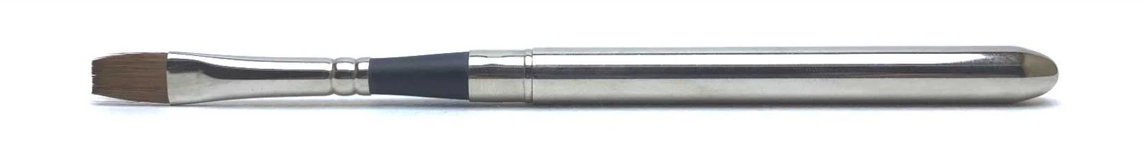 Pinceau voyage brosse plate n°1 - diamètre 10 mm