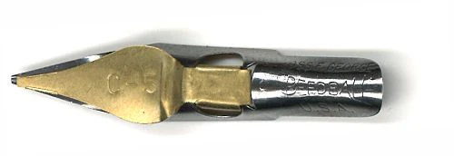 Plume plate acier avec réserve - 1 mm