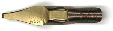 Plume plate acier avec réserve - 2 mm gauche