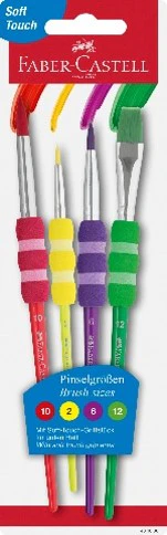 Pochette 4 pinceaux Soft touch