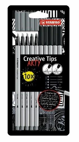 Pochette carton de 5 ou 10 feutres Creative Tips Arty - Image 2