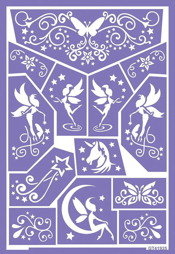 Pochoir Fairy