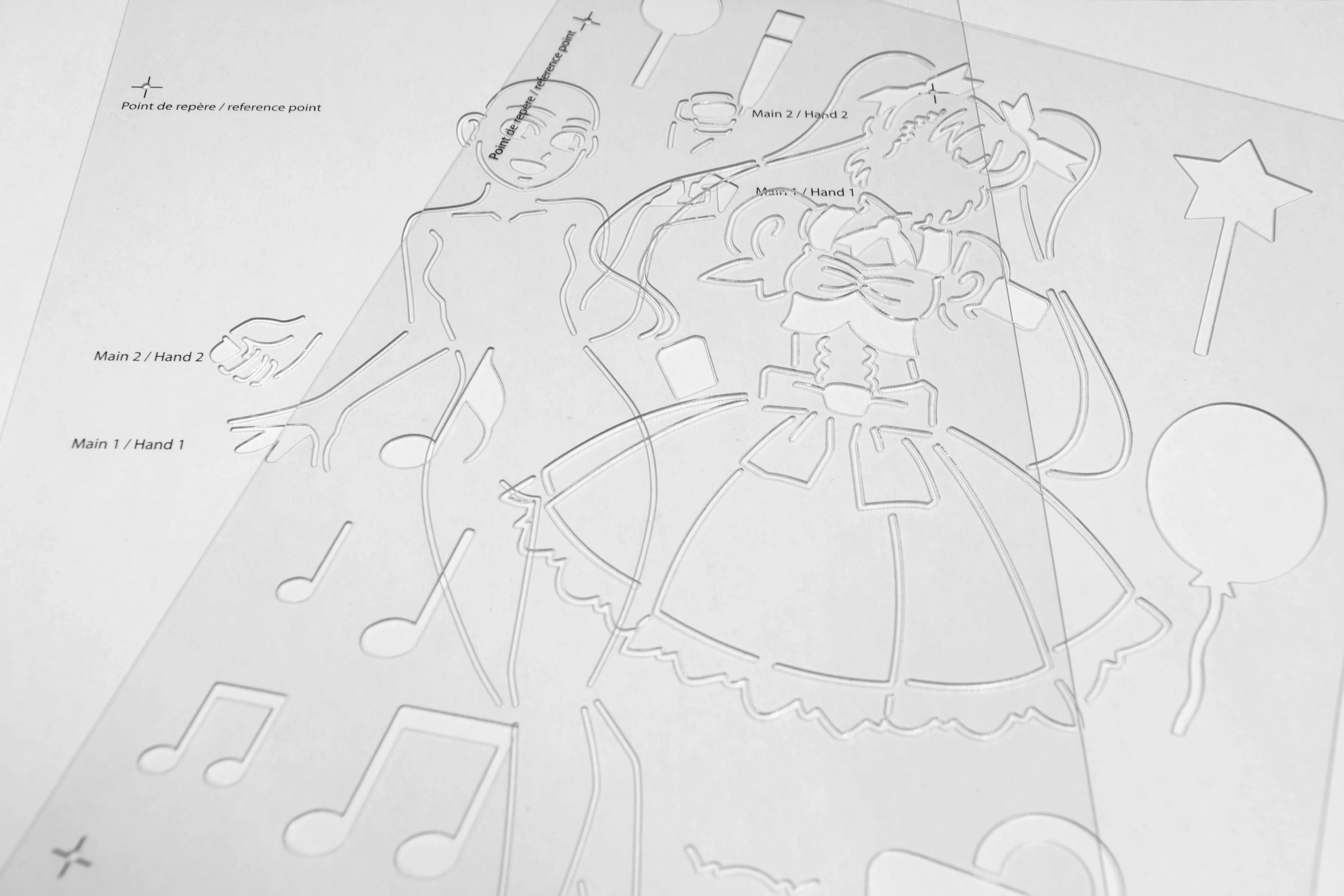 Pochoir Go Manga Magical girl - Image 3