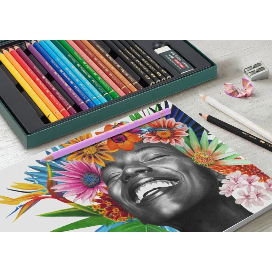 Polychromos & Pitt Graphite Matt coffret cadeau 50 pièces - Image 3