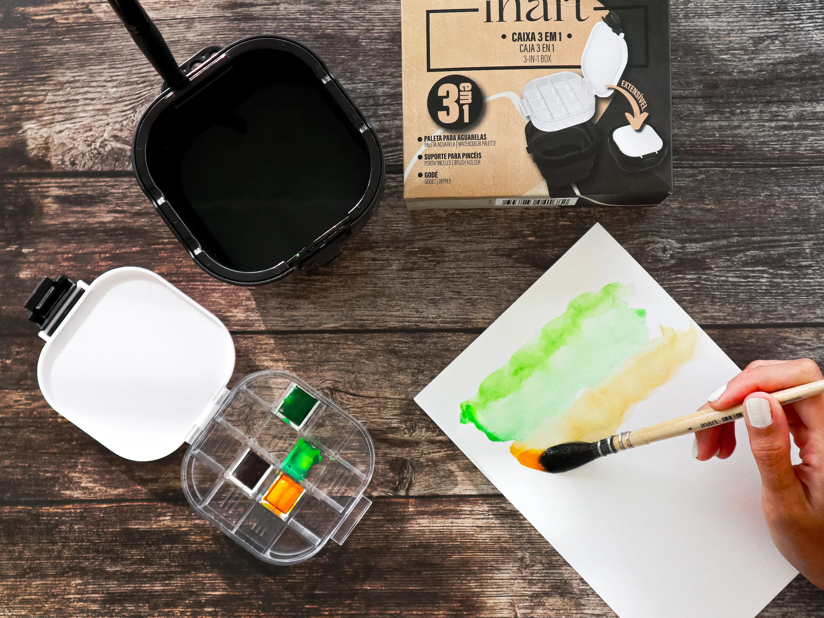 Pot Aquarelle 3 en 1 Inart - Image 3