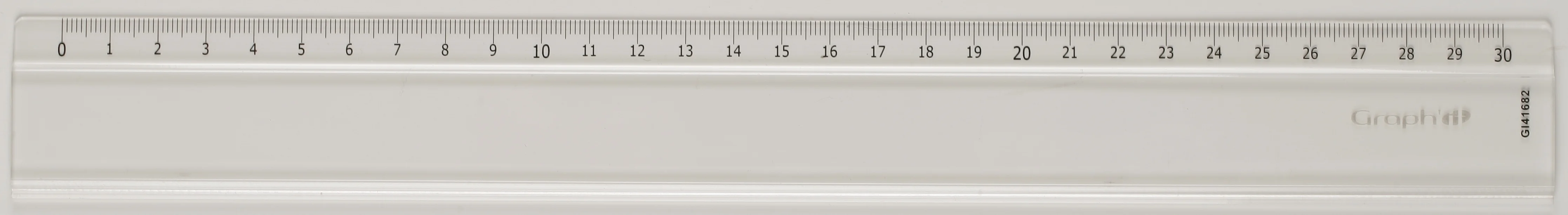 Règle Graph'it 1 biseau transparente 30cm