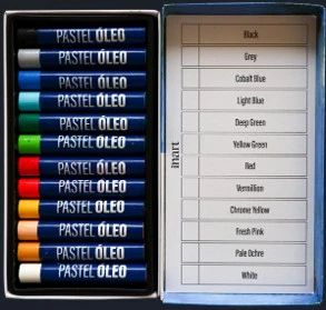 Set Pastels à l'huile 12 ou 24 - Inart - Image 2