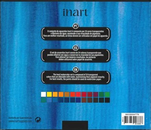Set Aquarelle 12 ou 24 x 12 ml couleurs assorties - Inart - Image 3