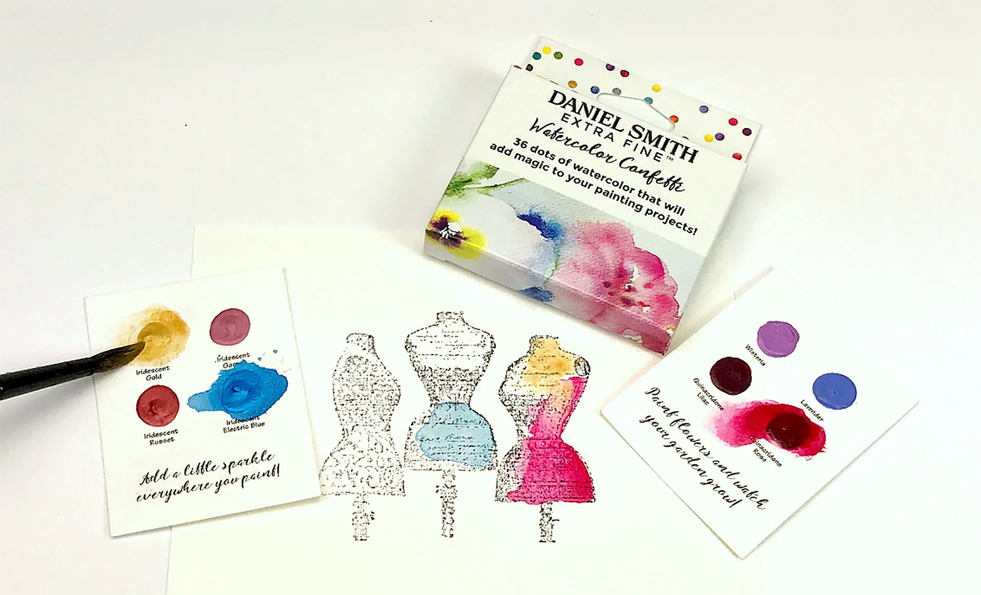 Set Aquarelle Extra-Fine Dot Card 36 couleurs thème "Confetti"- Daniel Smith - Image 3