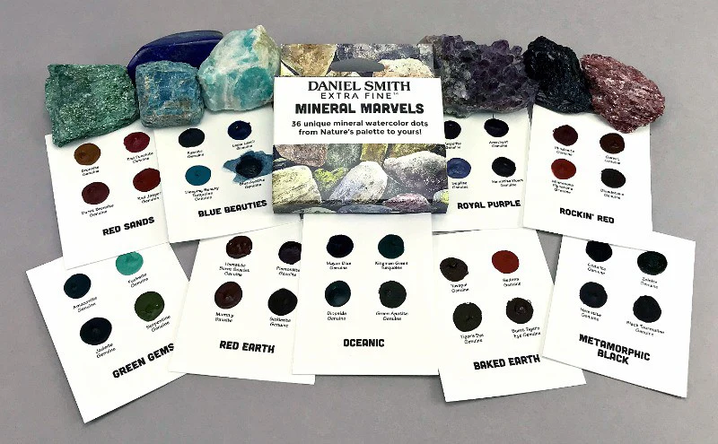 Set Aquarelle Extra-Fine Dot Card 36 couleurs thème "Mineral"- Daniel Smith - Image 4