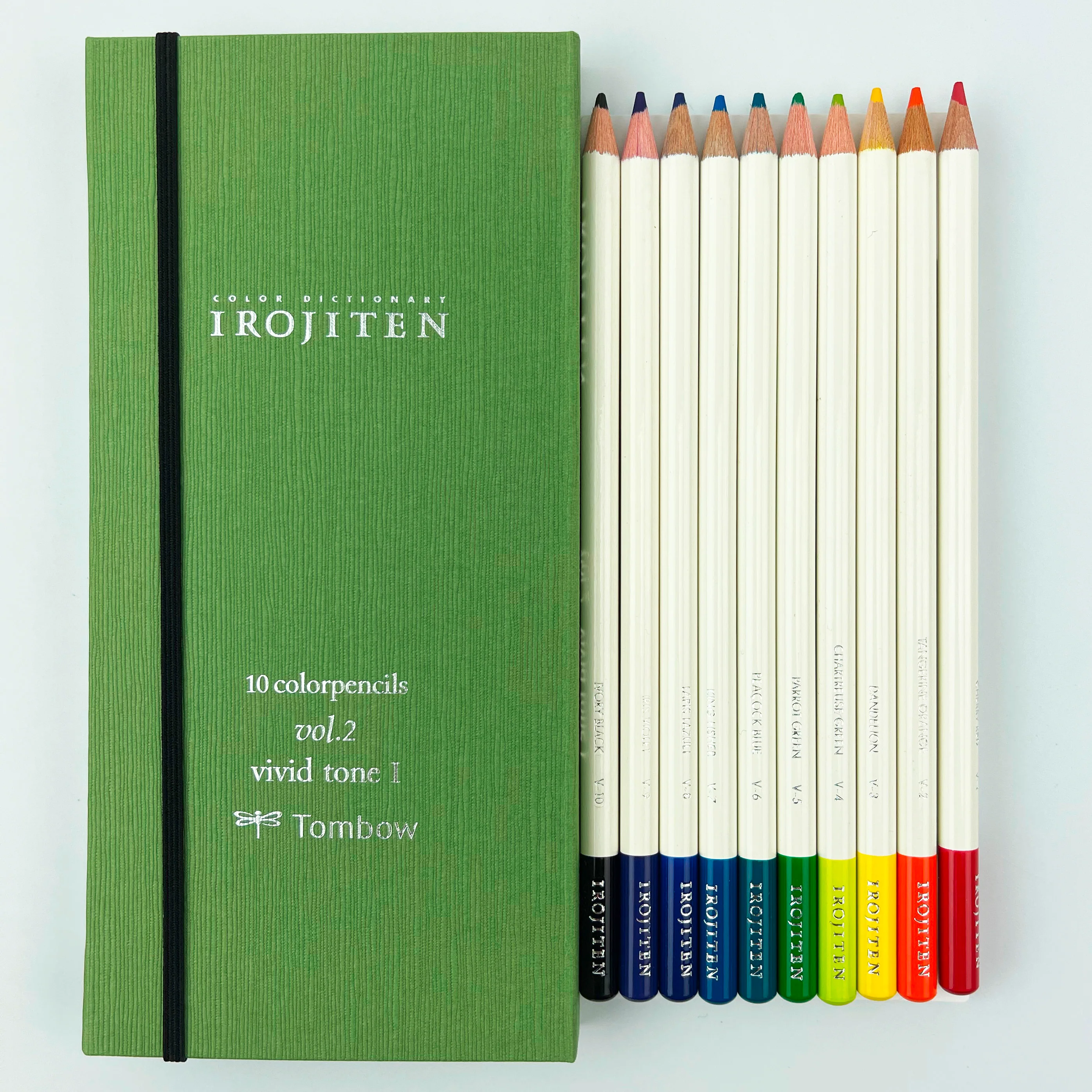 Set de 10 crayons Irojiten - Couleurs vives - Image 3