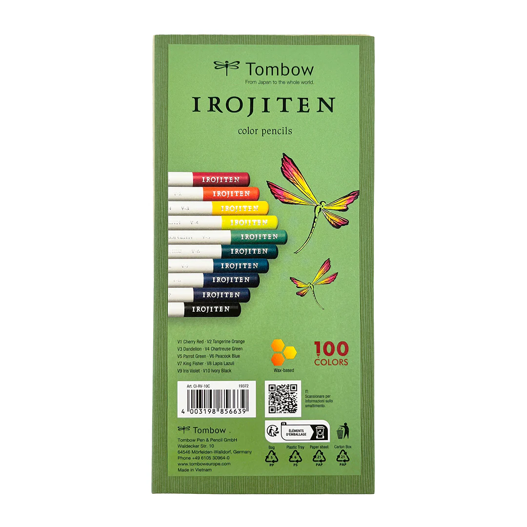 Set de 10 crayons Irojiten - Couleurs vives - Image 5