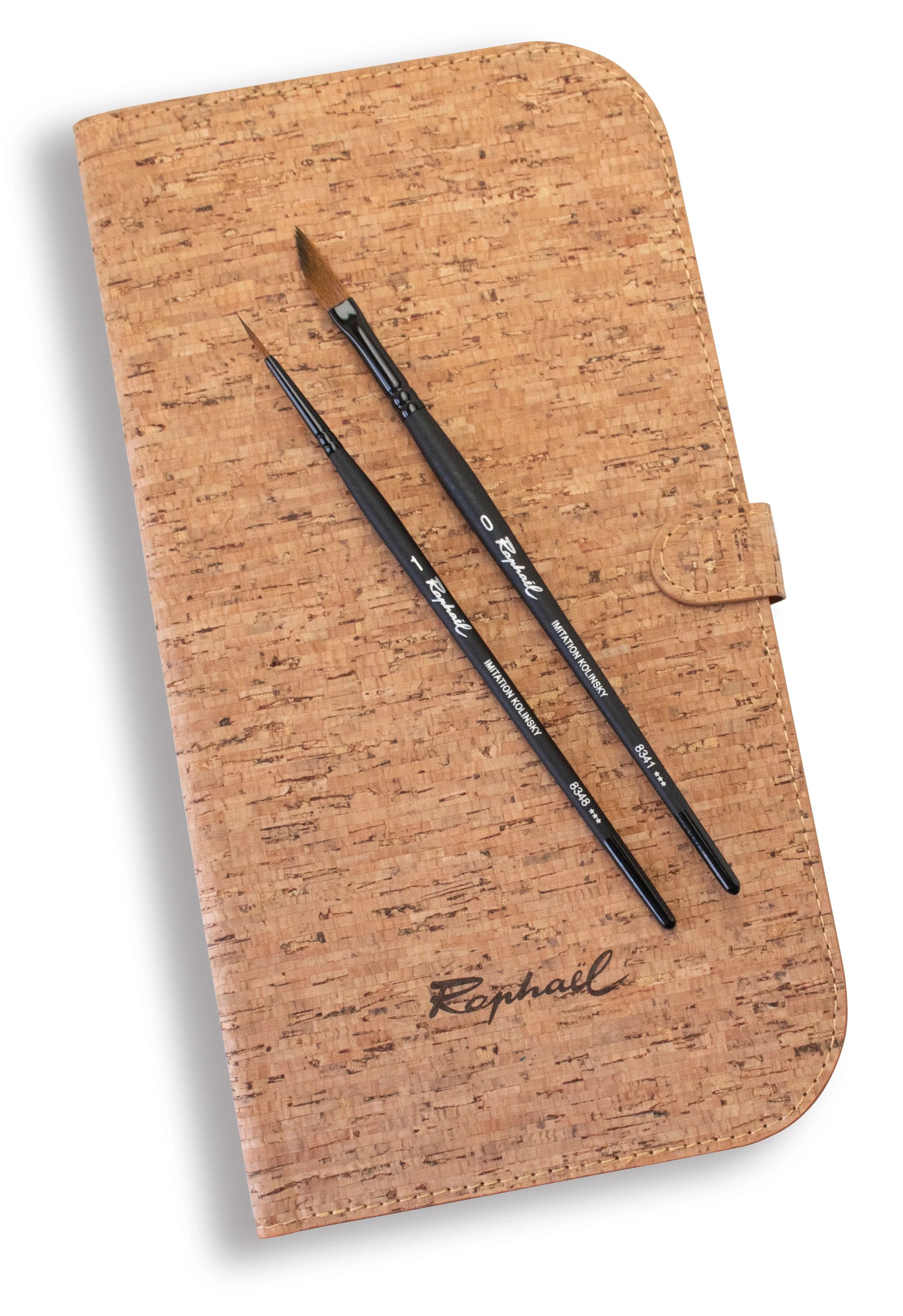 Set de 2 pinceaux aquarelle avec étui en liège - Raphaël - Image 3
