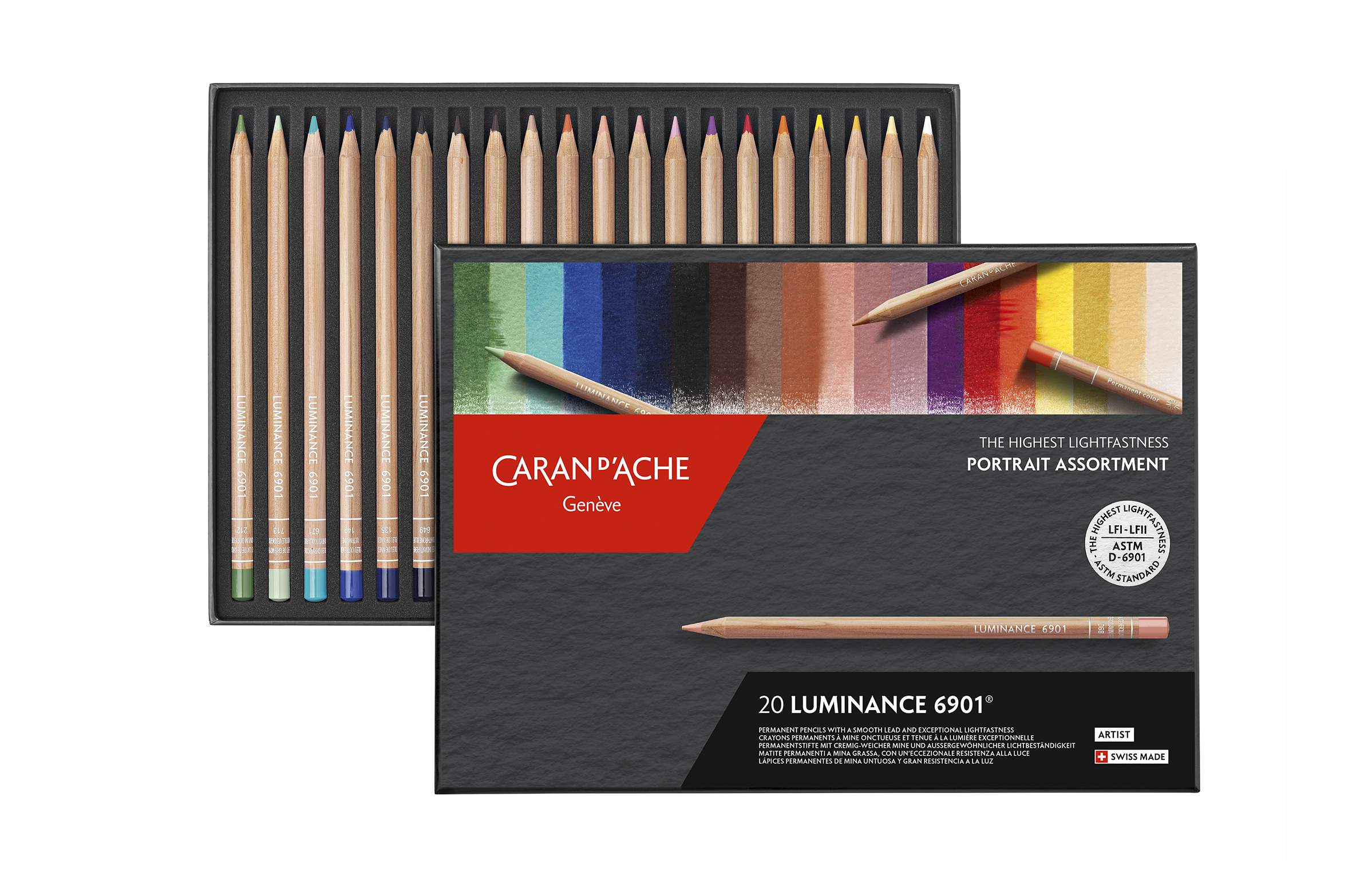 Boîte de 20 crayons Luminance Portrait - Image 3