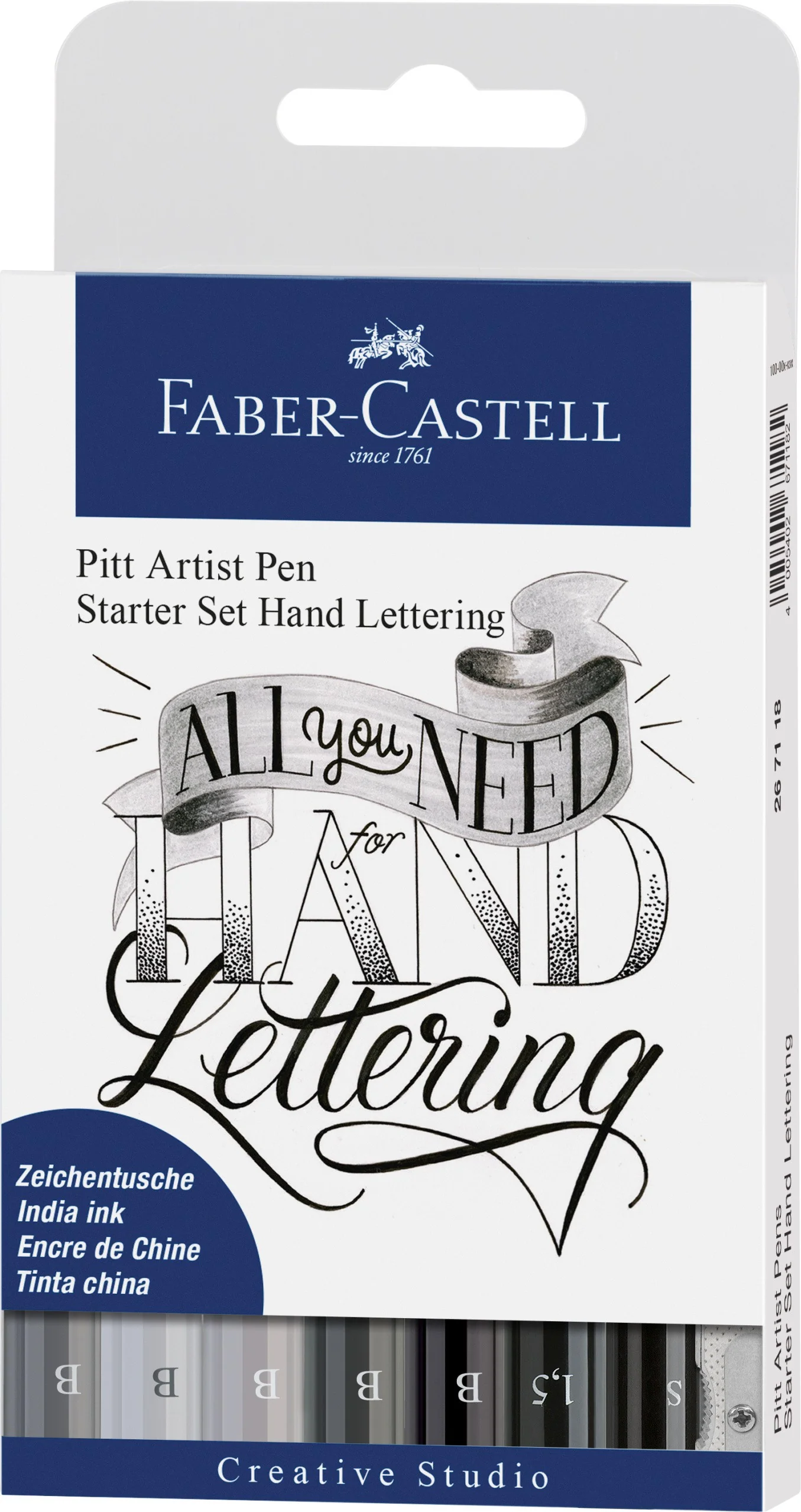 Pochette de 6 Feutres Pitt Handlettering Starter