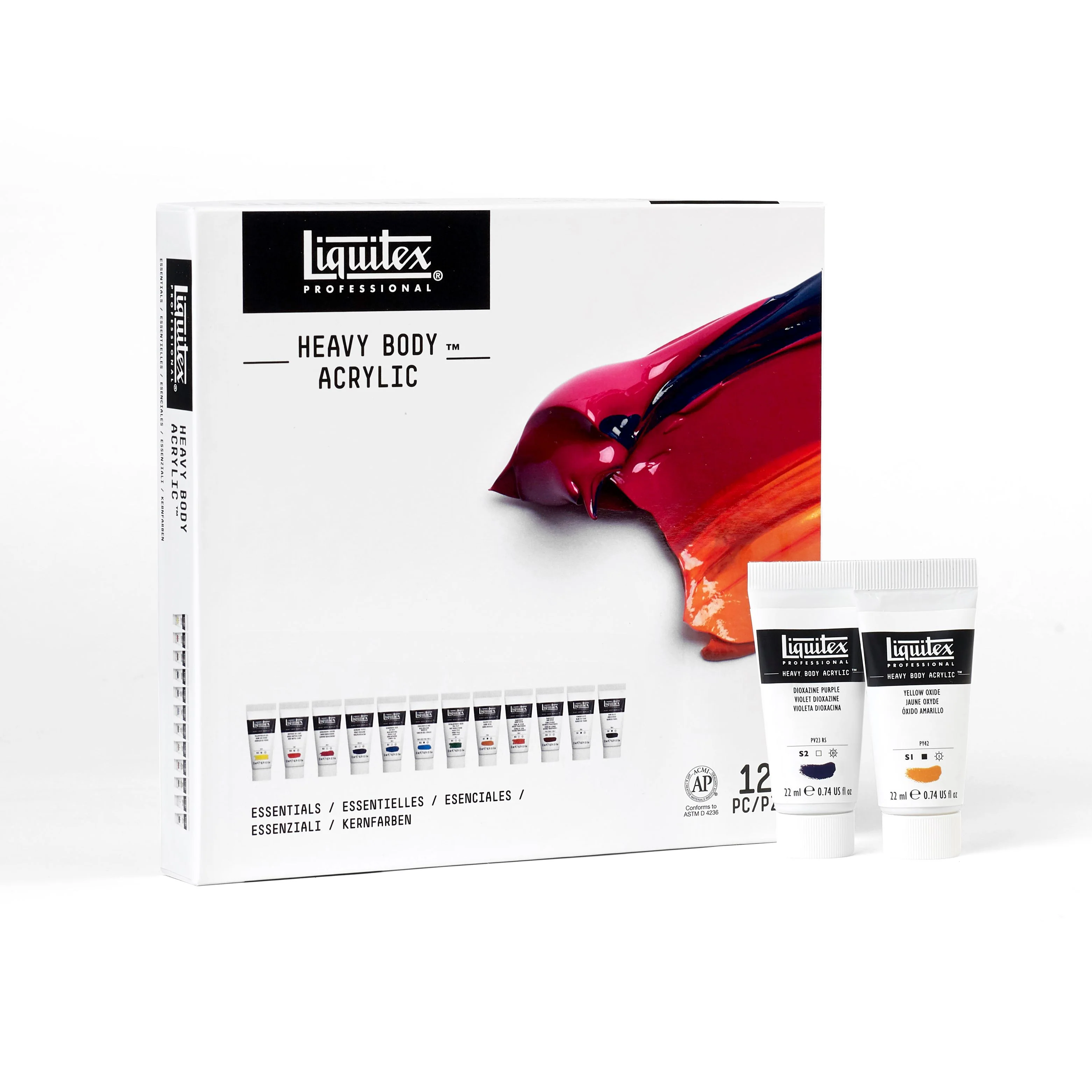 Set Liquitex Heavy Body essentielles 12 x 22ml