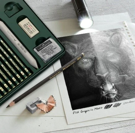 Set PITT Graphite MATT & CASTELL 9000 x 20 pièces - Image 2