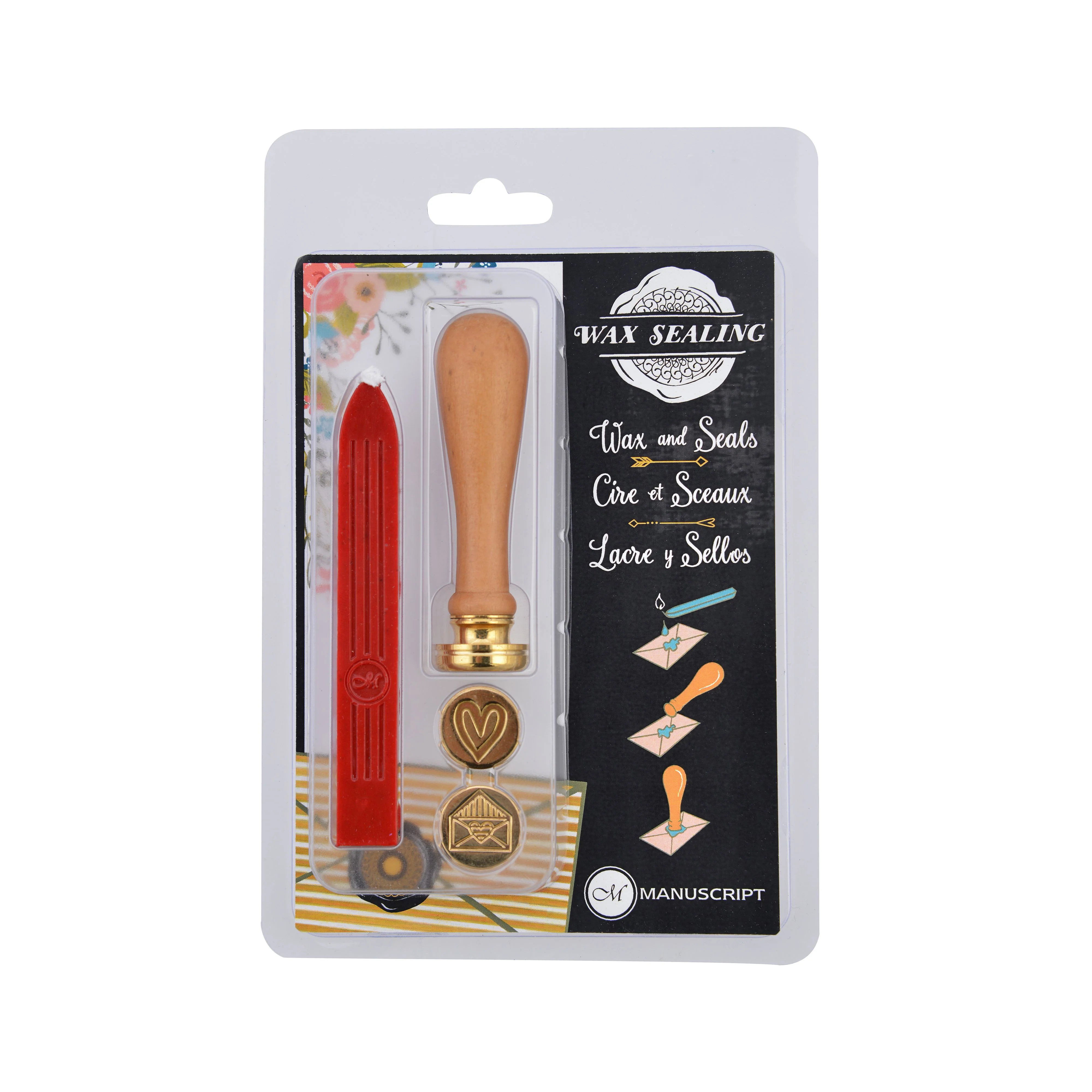 Set sceau et cire Emotion - Manuscript