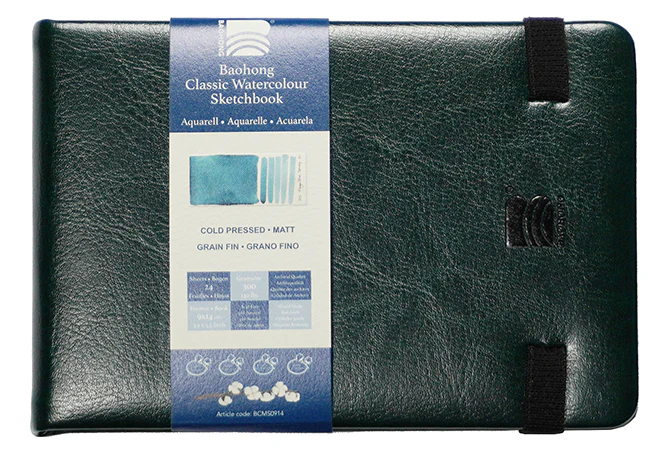 Sketchbook 300g/m² - 24 feuilles - Grain fin - 3 formats