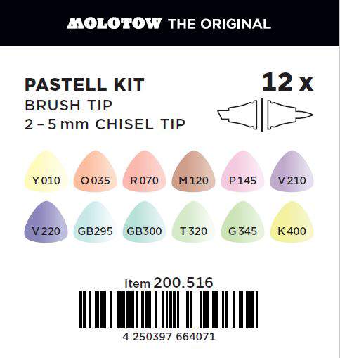 Sketcher Marker Set de 12 Pastel - Image 3
