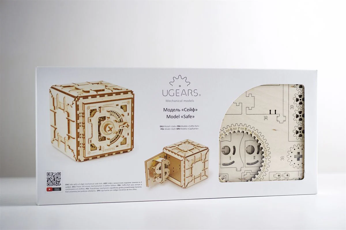 Kit maquette à construire Ugears "Coffre-fort" - Image 2