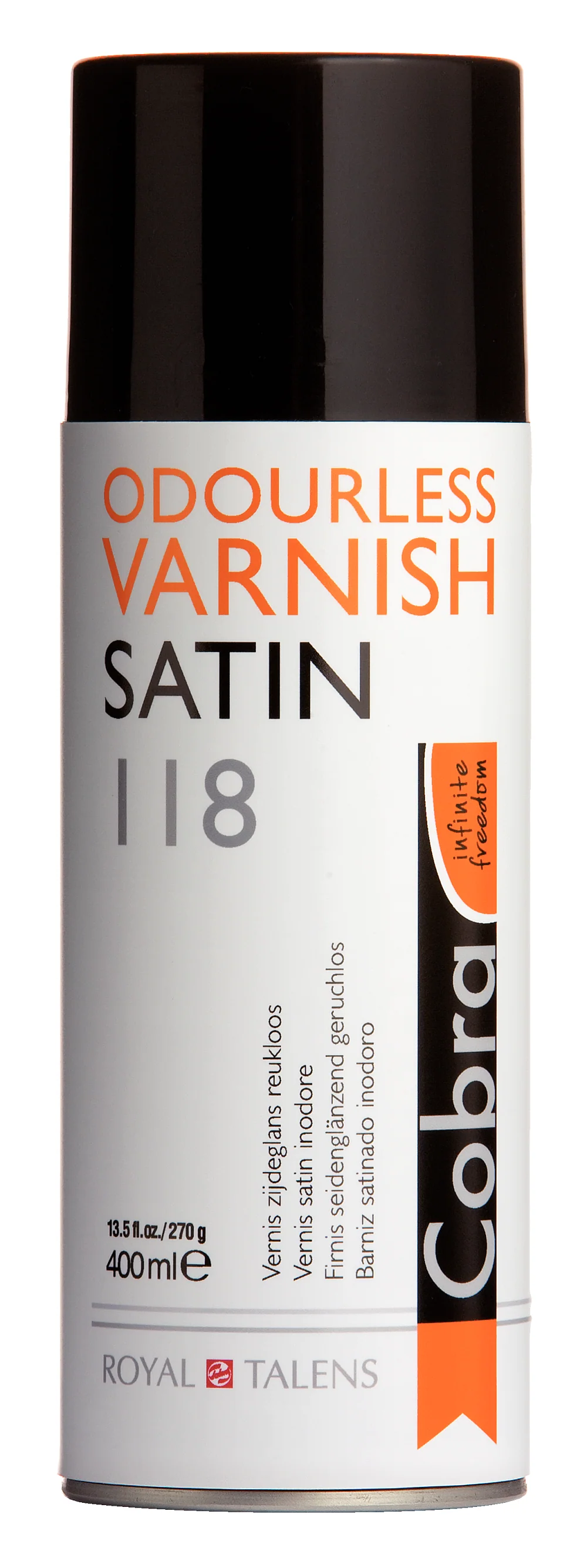 Vernis aérosol Cobra 400ml mat/satiné/brillant - Image 3