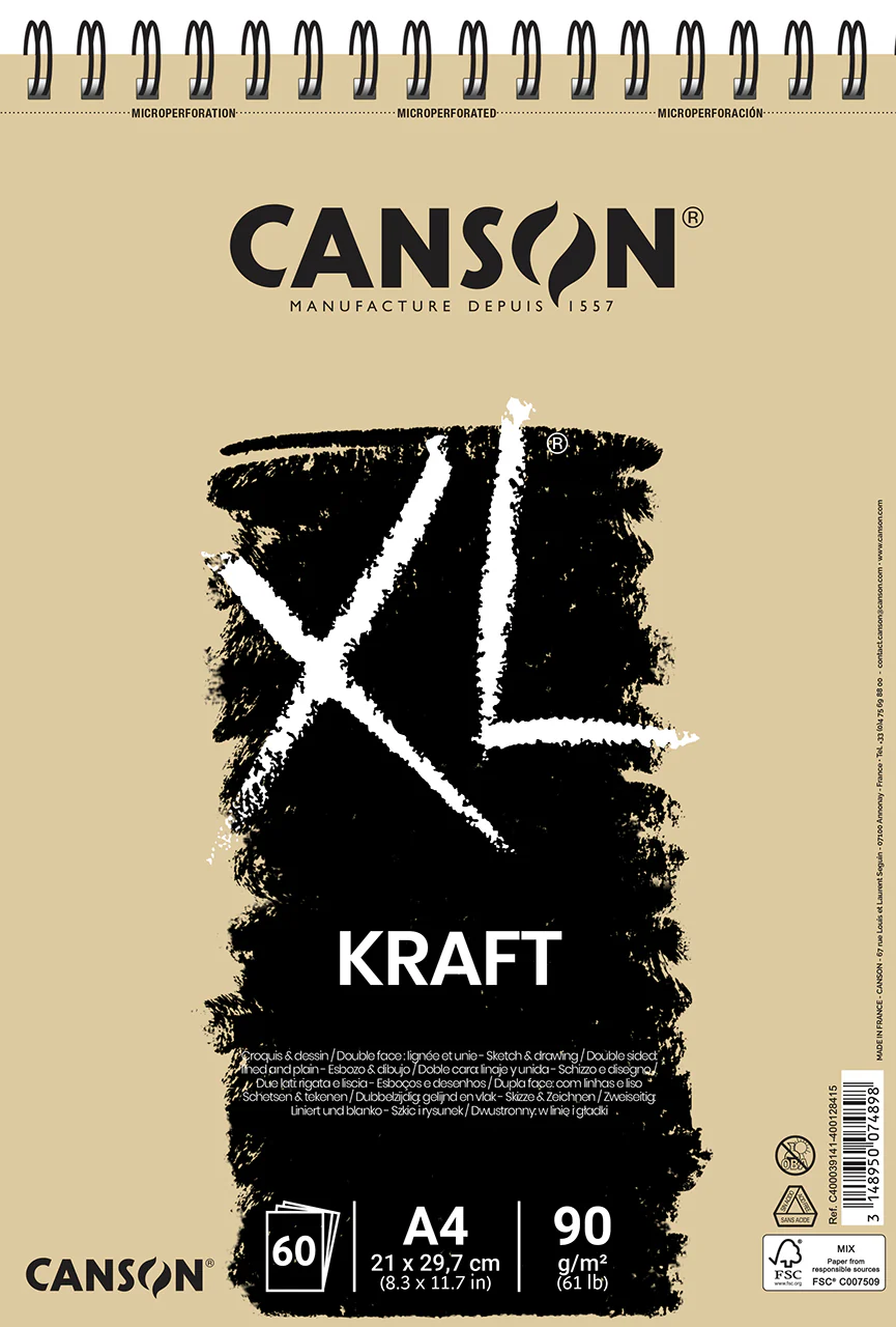 XL Album kraft 90g/m² 60 feuilles - Image 2