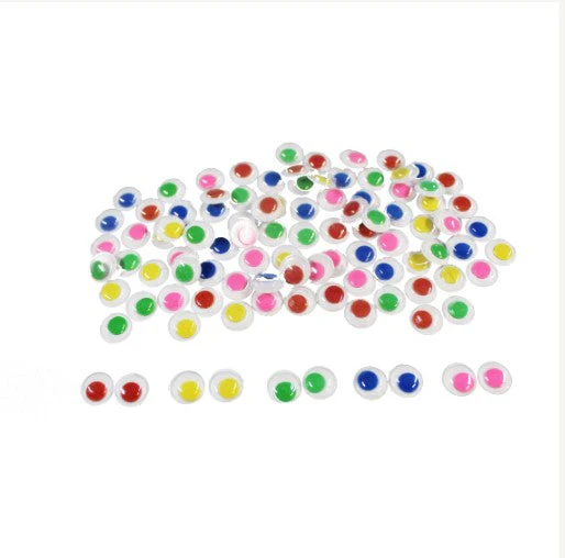 Yeux mobiles adhésifs couleurs sans cils - Image 2